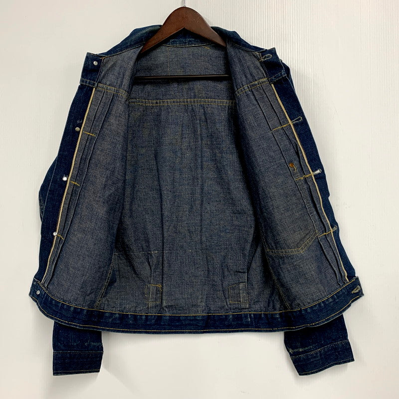 【中古品】【メンズ】 MONTGOMERY WARD モントゴメリー・ワード 月桂樹＆3連スター刻印ボタン 40S 101大戦 1POCKET 1ST DENIM JACKET デニムジャケット アウター 長袖 146-250512-ma-01-izu サイズ：不明 カラー：インディゴ 万代Net店