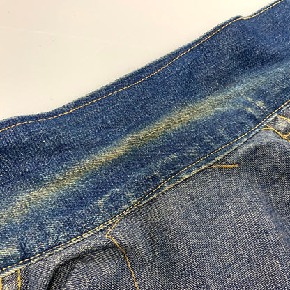 【中古品】【メンズ】 MONTGOMERY WARD モントゴメリー・ワード 月桂樹＆3連スター刻印ボタン 40S 101大戦 1POCKET 1ST DENIM JACKET デニムジャケット アウター 長袖 146-250512-ma-01-izu サイズ：不明 カラー：インディゴ 万代Net店