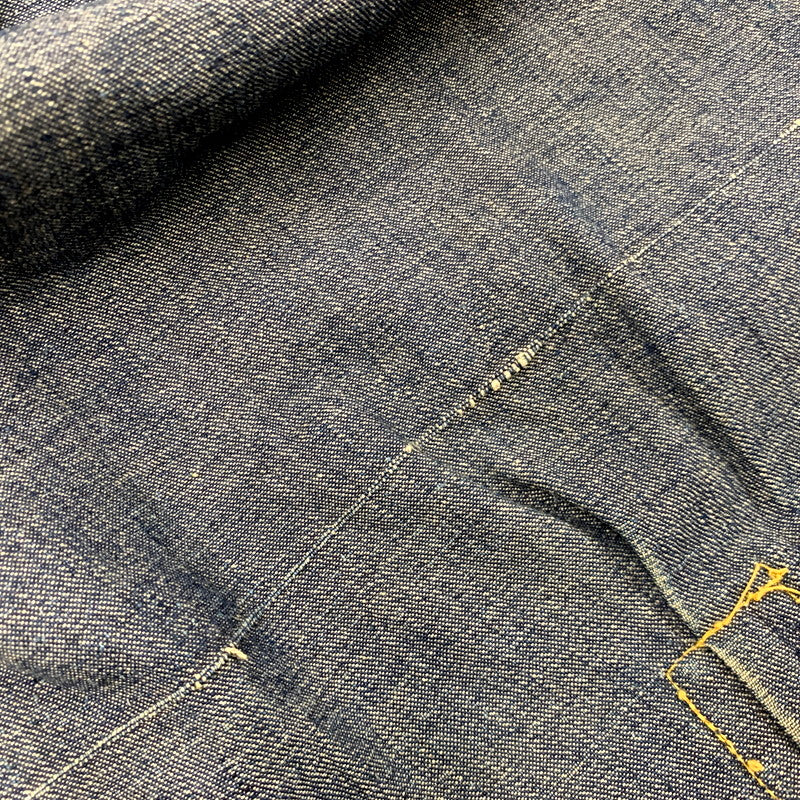 【中古品】【メンズ】 MONTGOMERY WARD モントゴメリー・ワード 月桂樹＆3連スター刻印ボタン 40S 101大戦 1POCKET 1ST DENIM JACKET デニムジャケット アウター 長袖 146-250512-ma-01-izu サイズ：不明 カラー：インディゴ 万代Net店