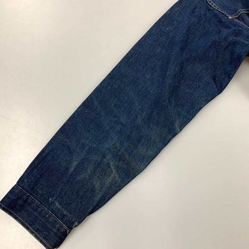 【中古品】【メンズ】 MONTGOMERY WARD モントゴメリー・ワード 月桂樹＆3連スター刻印ボタン 40S 101大戦 1POCKET 1ST DENIM JACKET デニムジャケット アウター 長袖 146-250512-ma-01-izu サイズ：不明 カラー：インディゴ 万代Net店