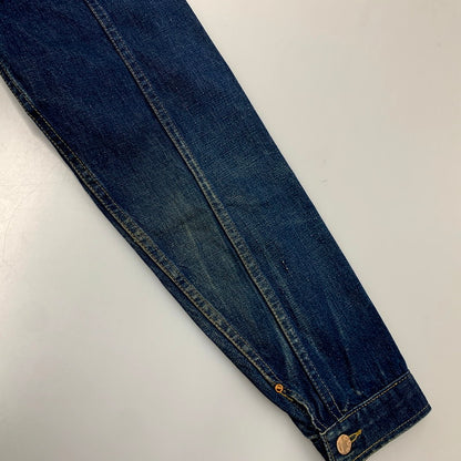【中古品】【メンズ】 MONTGOMERY WARD モントゴメリー・ワード 月桂樹＆3連スター刻印ボタン 40S 101大戦 1POCKET 1ST DENIM JACKET デニムジャケット アウター 長袖 146-250512-ma-01-izu サイズ：不明 カラー：インディゴ 万代Net店