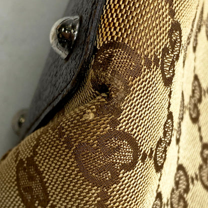 【現状渡し品】【レディース】 GUCCI グッチ 120836 GGキャンバス トートバッグ 鞄 カバン 180-250512-ma-16-izu カラー：茶系 万代Net店