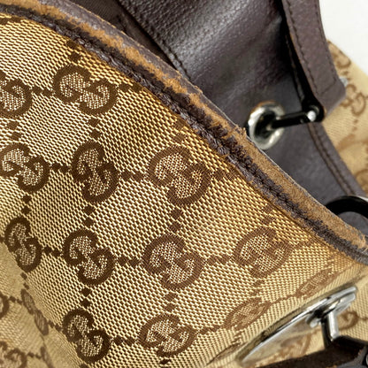【現状渡し品】【レディース】 GUCCI グッチ 120836 GGキャンバス トートバッグ 鞄 カバン 180-250512-ma-16-izu カラー：茶系 万代Net店