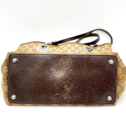 【現状渡し品】【レディース】 GUCCI グッチ 120836 GGキャンバス トートバッグ 鞄 カバン 180-250512-ma-16-izu カラー：茶系 万代Net店