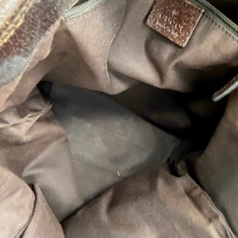 【現状渡し品】【レディース】 GUCCI グッチ 120836 GGキャンバス トートバッグ 鞄 カバン 180-250512-ma-16-izu カラー：茶系 万代Net店