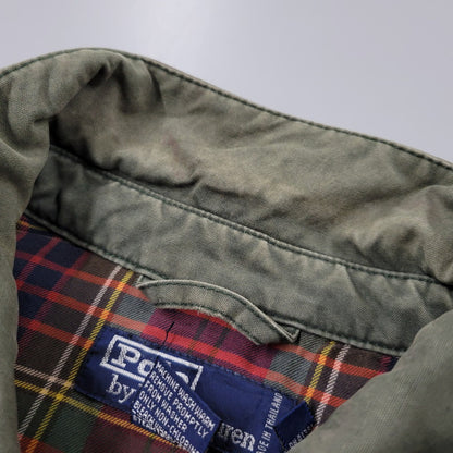 【現状渡し品】【メンズ】 Polo by Ralph Lauren ポロバイラルフローレン CHECK LINER SWINGTOP JACKET チェックライナー スイングトップ ジャケット アウター 146-250513-as-16-izu サイズ：XL カラー：グリーン 万代Net店