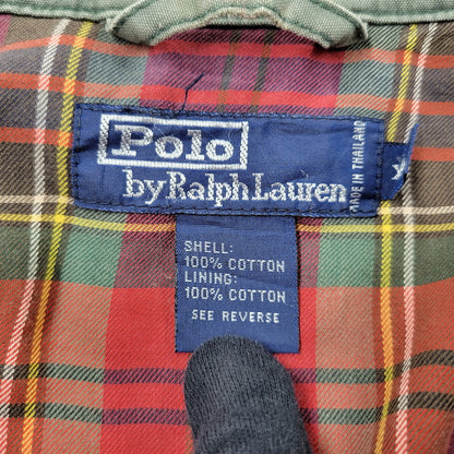 【現状渡し品】【メンズ】 Polo by Ralph Lauren ポロバイラルフローレン CHECK LINER SWINGTOP JACKET チェックライナー スイングトップ ジャケット アウター 146-250513-as-16-izu サイズ：XL カラー：グリーン 万代Net店