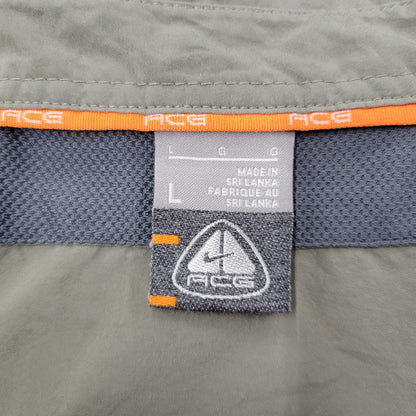 【中古品】【メンズ】 NIKE ACG ナイキ エーシージー SS SHIRT ショートスリーブ シャツ 半袖 トップス 146-250524-as-21-izu サイズ：L カラー：カーキ系 万代Net店