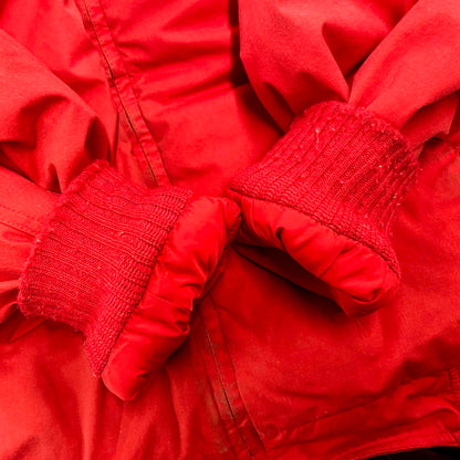 【現状渡し品】【メンズ】 GOOSE DOWN JACKET ダウンジャケット USA製 アウター 146-250513-ay-04-izu サイズ：M カラー：レッド 万代Net店