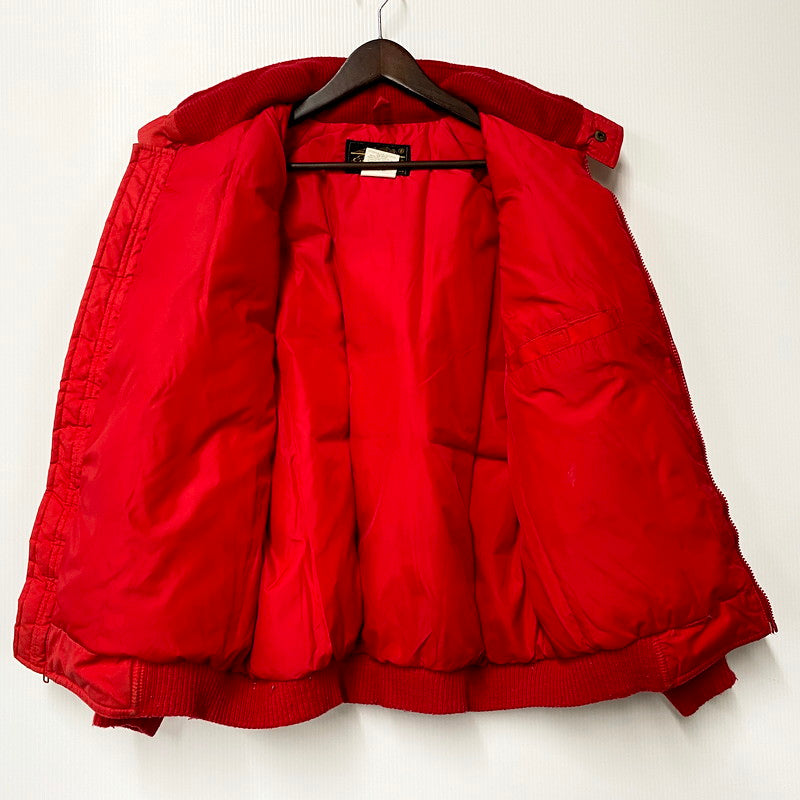 【現状渡し品】【メンズ】 GOOSE DOWN JACKET ダウンジャケット USA製 アウター 146-250513-ay-04-izu サイズ：M カラー：レッド 万代Net店