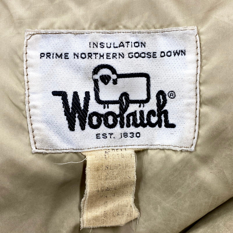 【現状渡し品】【メンズ】 WOOLRICH ウールリッチ ARCTIC PARKA アークティックパーカ ダウンジャケット 白タグ TALON ZIP アウター 146-250513-ay-03-izu カラー：ブラウン系 万代Net店