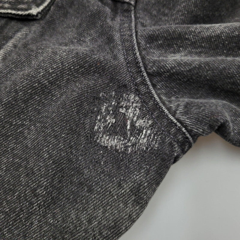 【現状渡し品】【メンズ】 Levi's リーバイス UNIVERSAL STUDIOS CHECK NEL LINER BLACK DENIM JACKET チェックネルライナー ブラックデニムジャケット 刻印527 USA製 アウター 146-250513-as-11-izu カラー：ブラック 万代Net店