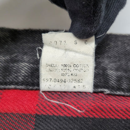 【現状渡し品】【メンズ】 Levi's リーバイス UNIVERSAL STUDIOS CHECK NEL LINER BLACK DENIM JACKET チェックネルライナー ブラックデニムジャケット 刻印527 USA製 アウター 146-250513-as-11-izu カラー：ブラック 万代Net店