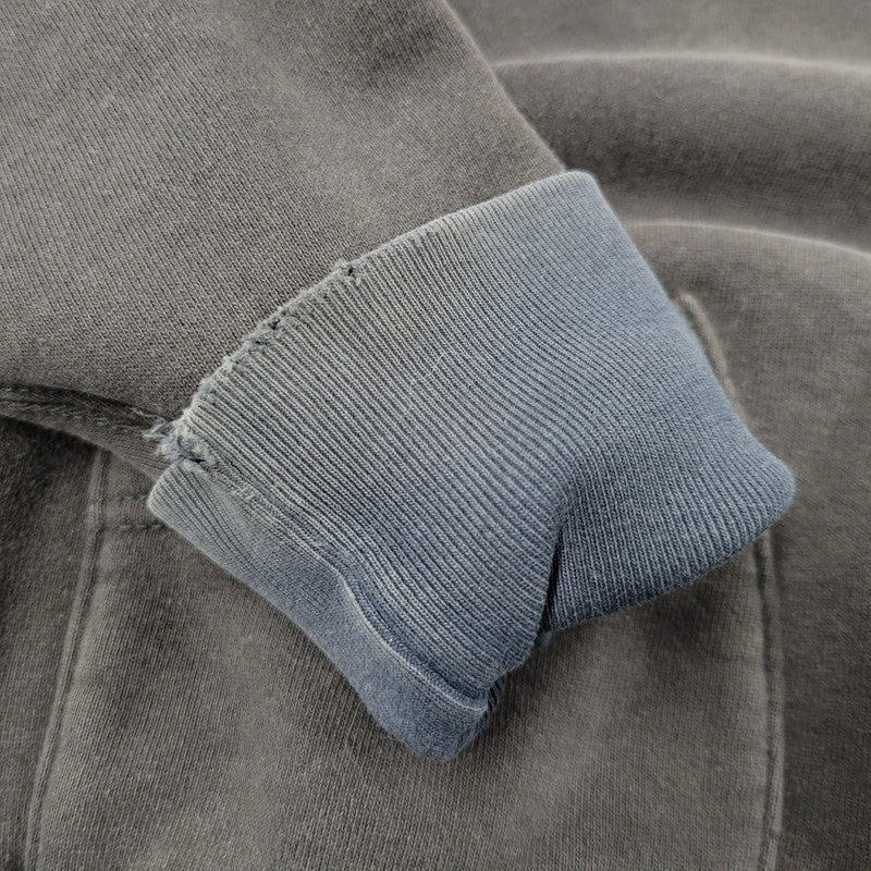 【現状渡し品】【メンズ】 DELUXEWARE デラックスウエア 前Vパチポケ後付けパーカー 長袖 トップス 145-250531-as-17-izu サイズ：M カラー：ブラウン系 万代Net店