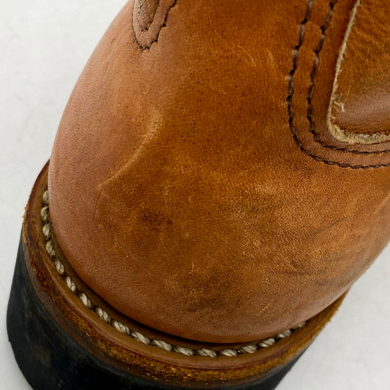 【現状渡し品】【レディース】 RED WING レッドウィング 826 USA製 四角犬タグ 70S-80S MOUNTAIN BOOTS 70-80年代 マウンテンブーツ 靴 シューズ ブーツ 167-250512-ma-25-izu サイズ：6.5 カラー：ブラウン 万代Net店