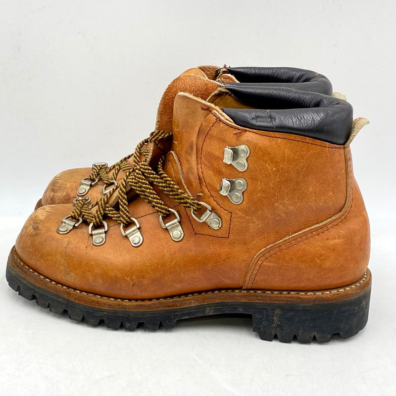 【現状渡し品】【レディース】 RED WING レッドウィング 826 USA製 四角犬タグ 70S-80S MOUNTAIN BOOTS 70-80年代 マウンテンブーツ 靴 シューズ ブーツ 167-250512-ma-25-izu サイズ：6.5 カラー：ブラウン 万代Net店