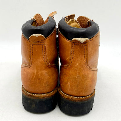 【現状渡し品】【レディース】 RED WING レッドウィング 826 USA製 四角犬タグ 70S-80S MOUNTAIN BOOTS 70-80年代 マウンテンブーツ 靴 シューズ ブーツ 167-250512-ma-25-izu サイズ：6.5 カラー：ブラウン 万代Net店