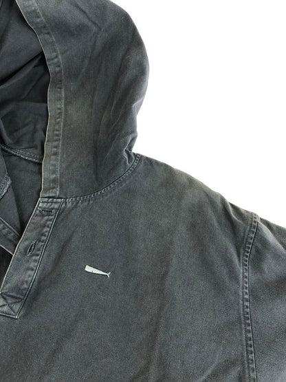 【中古品】【メンズ】 18SS OVERDYED HOODED PULLOVER SHIRT 18年春夏 オーバーダイ フードプルオーバーシャツ パーカー トップス 142-251108-rt-02-tag サイズ：1 カラー：グレー 万代Net店