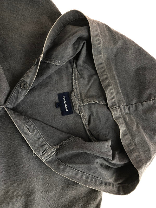 【中古品】【メンズ】 18SS OVERDYED HOODED PULLOVER SHIRT 18年春夏 オーバーダイ フードプルオーバーシャツ パーカー トップス 142-251108-rt-02-tag サイズ：1 カラー：グレー 万代Net店