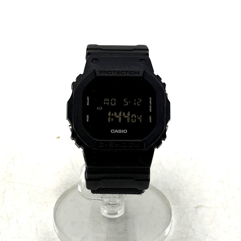 【中古品】【メンズ/レディース】 G-SHOCK ジーショック DIGITAL DW-5600BBN デジタル 腕時計 196-250514-as-02-izu カラー：ブラック 万代Net店