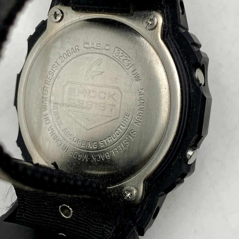 【中古品】【メンズ/レディース】 G-SHOCK ジーショック DIGITAL DW-5600BBN デジタル 腕時計 196-250514-as-02-izu カラー：ブラック 万代Net店