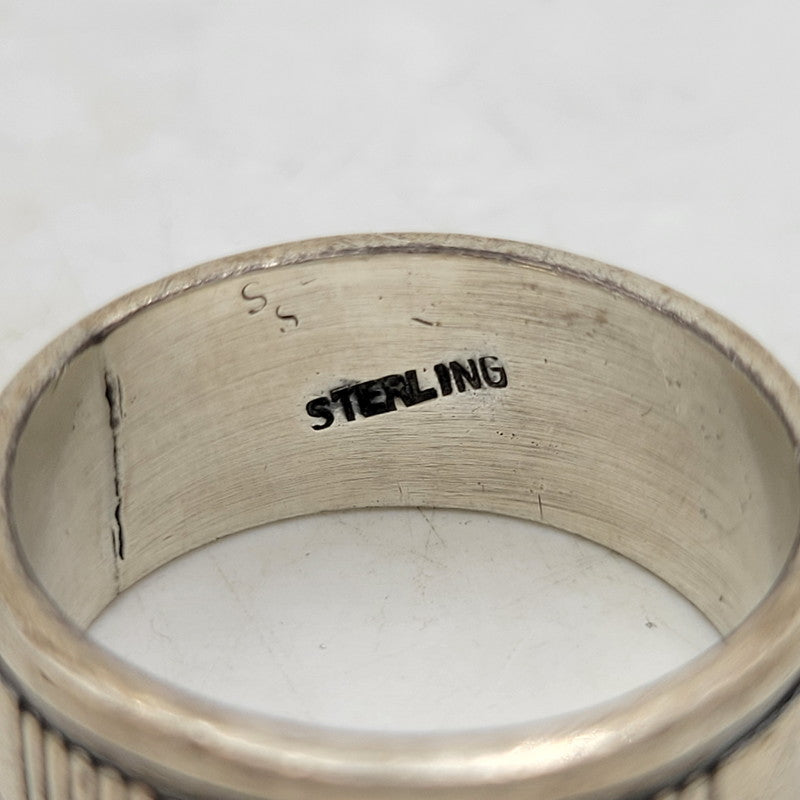 【中古品】【メンズ/レディース】 UNKNOWN STERLING DESIGN RING スターリング デザイン リング 指輪 アクセサリー 192-250529-as-31-izu カラー：シルバー系 万代Net店
