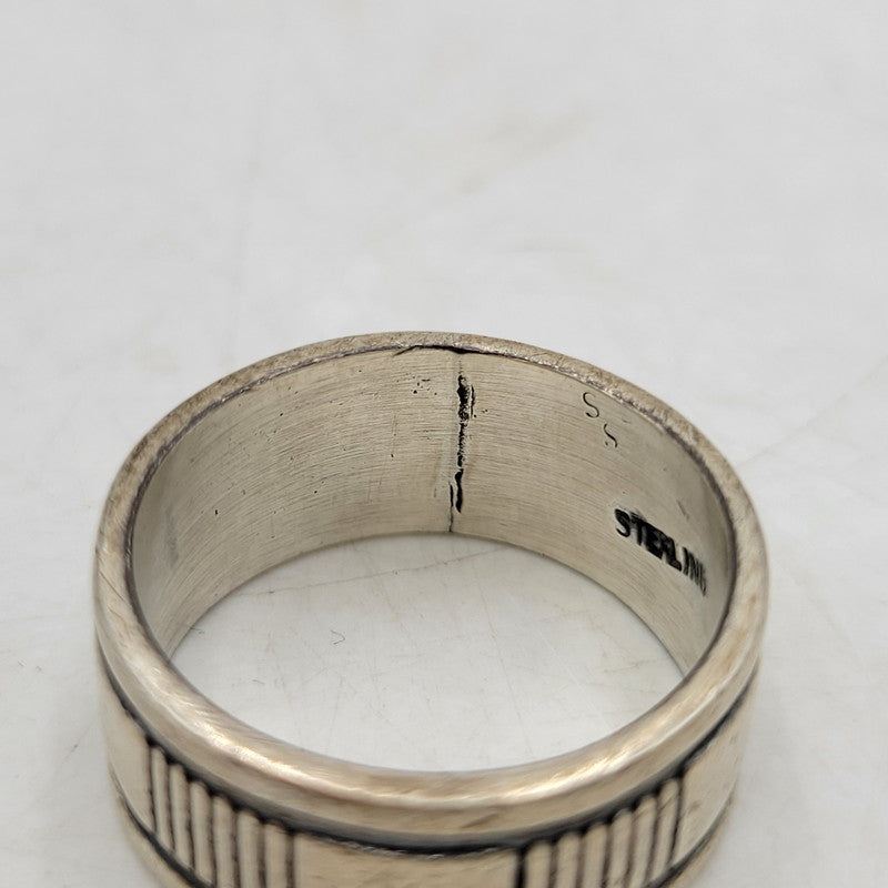 【中古品】【メンズ/レディース】 UNKNOWN STERLING DESIGN RING スターリング デザイン リング 指輪 アクセサリー 192-250529-as-31-izu カラー：シルバー系 万代Net店