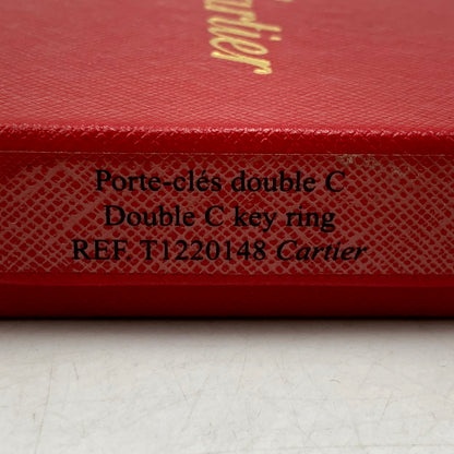 【中古品】【メンズ/レディース】 CARTIER カルティエ 2C CHARM KEY HOLDER チャーム キーホルダー 小物 182-250514-as-04-izu カラー：シルバー 万代Net店