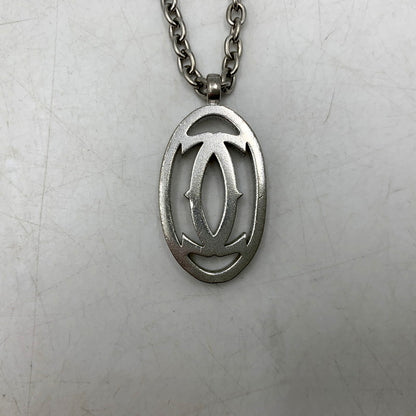 【中古品】【メンズ/レディース】 CARTIER カルティエ 2C CHARM KEY HOLDER チャーム キーホルダー 小物 182-250514-as-04-izu カラー：シルバー 万代Net店