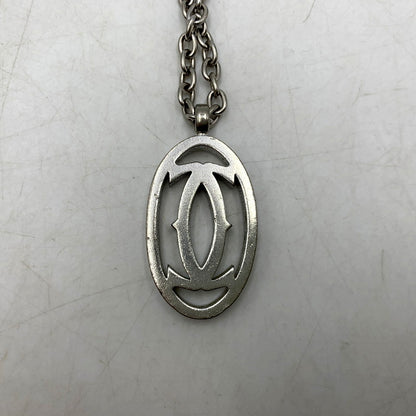 【中古品】【メンズ/レディース】 CARTIER カルティエ 2C CHARM KEY HOLDER チャーム キーホルダー 小物 182-250514-as-04-izu カラー：シルバー 万代Net店