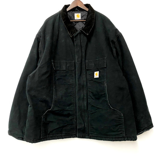 【中古品】【メンズ】 Carhartt カーハート DUCK TRADITIONAL COAT ダック トラディショナルコート ジャケット アウター 146-250513-ay-12-izu カラー：ブラック 万代Net店