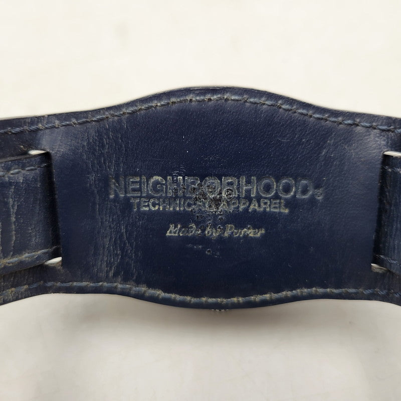 【現状渡し品】【メンズ/レディース】 HAMILTON ハミルトン × NEIGHBORHOOD ネイバーフッド × PORTER ポーター KHAKI FIELD AUTO 40 H705850 カーキフィールドオート40 自動巻き 腕時計 197-250514-as-26-izu カラー：ブラック 万代Net店