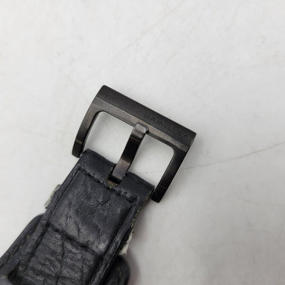 【現状渡し品】【メンズ/レディース】 HAMILTON ハミルトン × NEIGHBORHOOD ネイバーフッド × PORTER ポーター KHAKI FIELD AUTO 40 H705850 カーキフィールドオート40 自動巻き 腕時計 197-250514-as-26-izu カラー：ブラック 万代Net店