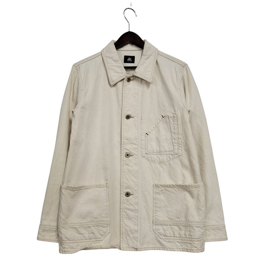 【中古品】【メンズ】 RED EAR レッドイヤー RIGID DENIM COVERALL リジッドデニムカバーオール ジャケット アウター 141-250514-as-20-izu サイズ：M カラー：ホワイト 万代Net店