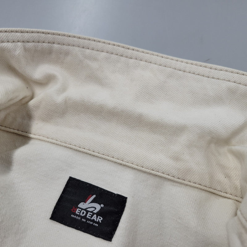 【中古品】【メンズ】 RED EAR レッドイヤー RIGID DENIM COVERALL リジッドデニムカバーオール ジャケット アウター 141-250514-as-20-izu サイズ：M カラー：ホワイト 万代Net店