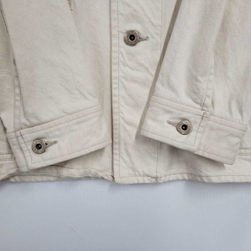 【中古品】【メンズ】 RED EAR レッドイヤー RIGID DENIM COVERALL リジッドデニムカバーオール ジャケット アウター 141-250514-as-20-izu サイズ：M カラー：ホワイト 万代Net店