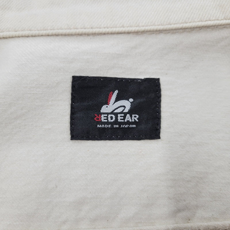 【中古品】【メンズ】 RED EAR レッドイヤー RIGID DENIM COVERALL リジッドデニムカバーオール ジャケット アウター 141-250514-as-20-izu サイズ：M カラー：ホワイト 万代Net店
