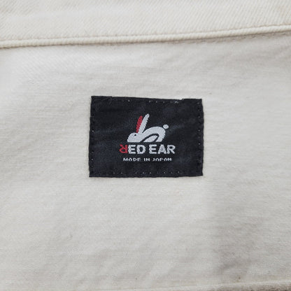【中古品】【メンズ】 RED EAR レッドイヤー RIGID DENIM COVERALL リジッドデニムカバーオール ジャケット アウター 141-250514-as-20-izu サイズ：M カラー：ホワイト 万代Net店