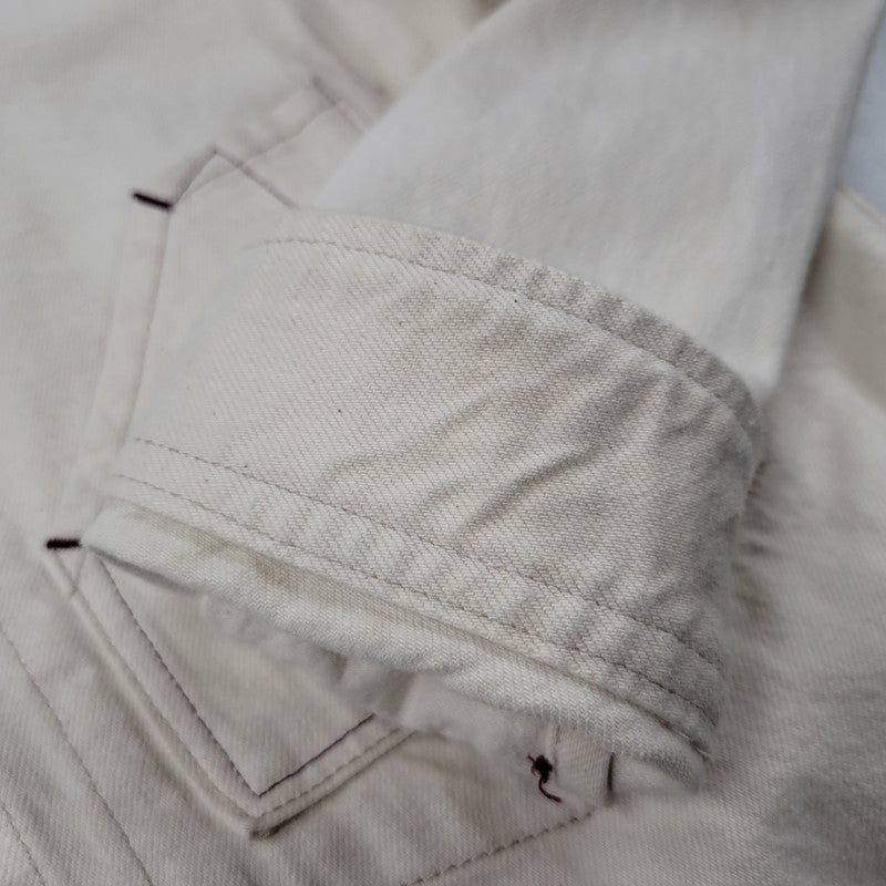 【中古品】【メンズ】 RED EAR レッドイヤー RIGID DENIM COVERALL リジッドデニムカバーオール ジャケット アウター 141-250514-as-20-izu サイズ：M カラー：ホワイト 万代Net店