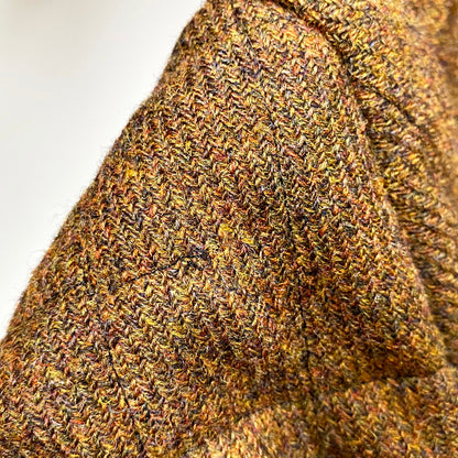 【中古品】【レディース】 スコットランド製 WOOL QUILTING JACKET ウールキルティングジャケット アウター 長袖 168-250515-ma-25-izu サイズ：S カラー：茶 万代Net店