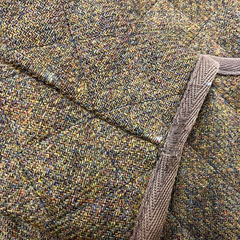 【中古品】【レディース】 スコットランド製 WOOL QUILTING JACKET ウールキルティングジャケット アウター 長袖 168-250515-ma-25-izu サイズ：S カラー：茶 万代Net店