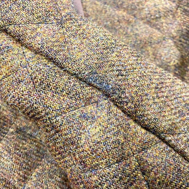 【中古品】【レディース】 スコットランド製 WOOL QUILTING JACKET ウールキルティングジャケット アウター 長袖 168-250515-ma-25-izu サイズ：S カラー：茶 万代Net店
