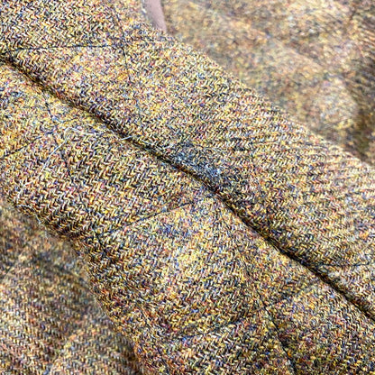 【中古品】【レディース】 スコットランド製 WOOL QUILTING JACKET ウールキルティングジャケット アウター 長袖 168-250515-ma-25-izu サイズ：S カラー：茶 万代Net店