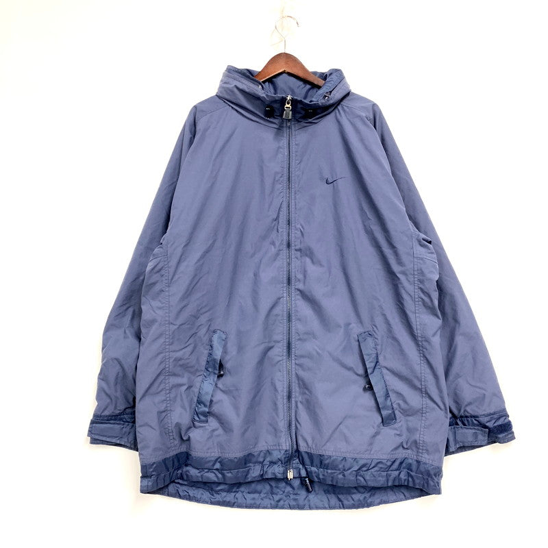 【中古品】【メンズ】 OLD NIKE オールドナイキ STAND NECK BLOUSON スタンドネックブルゾン 白タグ アウター 146-250517-as-17-izu サイズ：L カラー：ブルー系 万代Net店