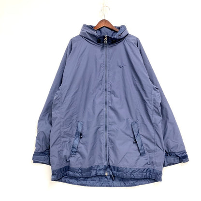 【中古品】【メンズ】 OLD NIKE オールドナイキ STAND NECK BLOUSON スタンドネックブルゾン 白タグ アウター 146-250517-as-17-izu サイズ：L カラー：ブルー系 万代Net店