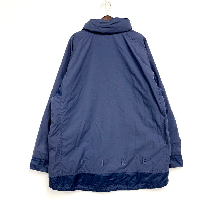 【中古品】【メンズ】 OLD NIKE オールドナイキ STAND NECK BLOUSON スタンドネックブルゾン 白タグ アウター 146-250517-as-17-izu サイズ：L カラー：ブルー系 万代Net店