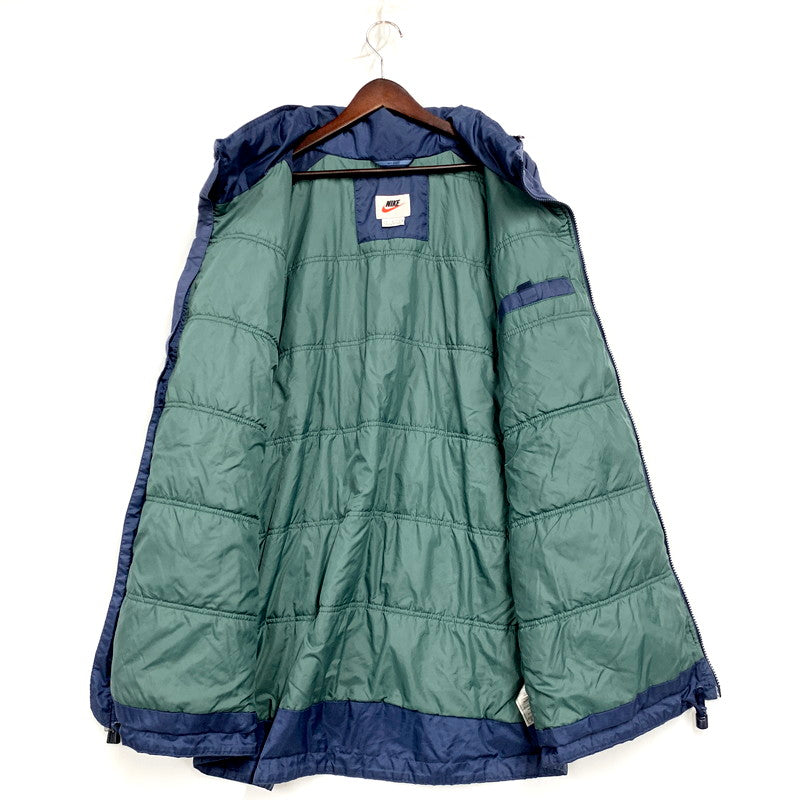 【中古品】【メンズ】 OLD NIKE オールドナイキ STAND NECK BLOUSON スタンドネックブルゾン 白タグ アウター 146-250517-as-17-izu サイズ：L カラー：ブルー系 万代Net店