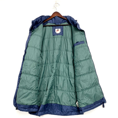 【中古品】【メンズ】 OLD NIKE オールドナイキ STAND NECK BLOUSON スタンドネックブルゾン 白タグ アウター 146-250517-as-17-izu サイズ：L カラー：ブルー系 万代Net店