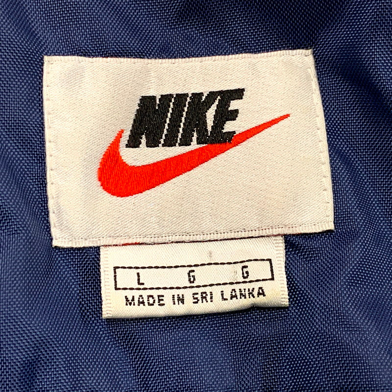 【中古品】【メンズ】 OLD NIKE オールドナイキ STAND NECK BLOUSON スタンドネックブルゾン 白タグ アウター 146-250517-as-17-izu サイズ：L カラー：ブルー系 万代Net店