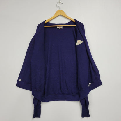 【現状渡し品】【メンズ】 IZOD アイゾッド ORLON CARDIGAN オーロン アクリル カーディガン トップス アウター 146-250722-rk-08-izu サイズ：XL カラー：ネイビー 万代Net店
